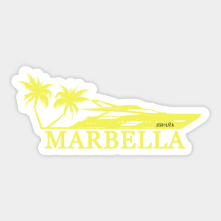 Marbella Spain Sticker